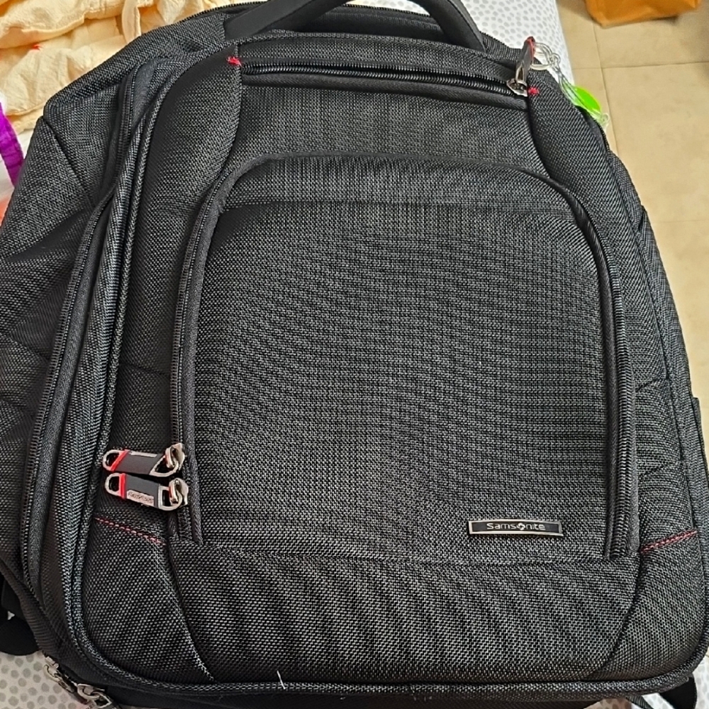 Samsonite Black Backpack Durable Travel Back Pack